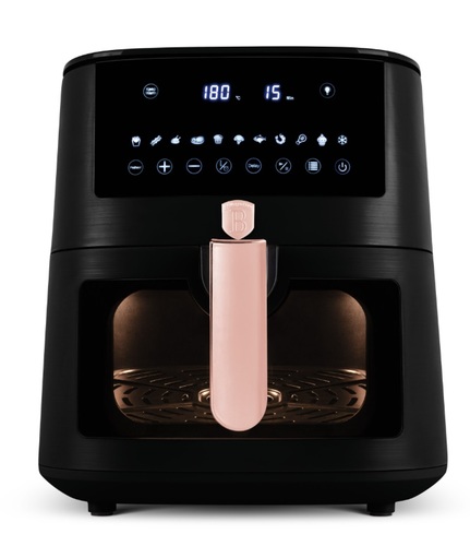 סיר טיגון ללא שמן 8 ליטר Berlinger Haus Black Rose BH9604