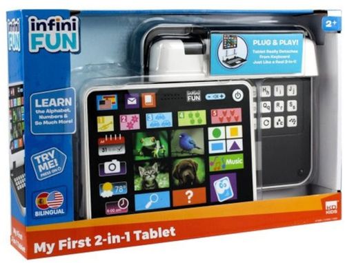 Infini Fun - הטאבלט הראשון שלי כולל מקלדת מקשים לפעוטות מגילאי שנתיים ומעלה