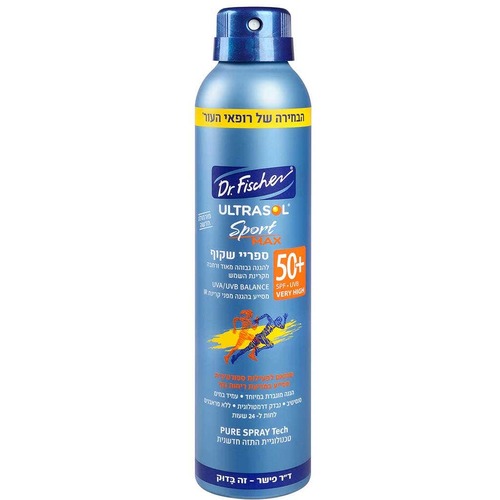  ספריי הגנה מהשמש SPF 50+ לעמידות במים ופעילות ספורטיבית - Dr. Fischer