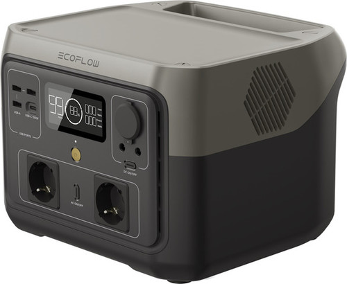 קיט תחנת כוח ניידת ECOFLOW RIVER 2 MAX + פאנל סולארי 110W גמיש נייד