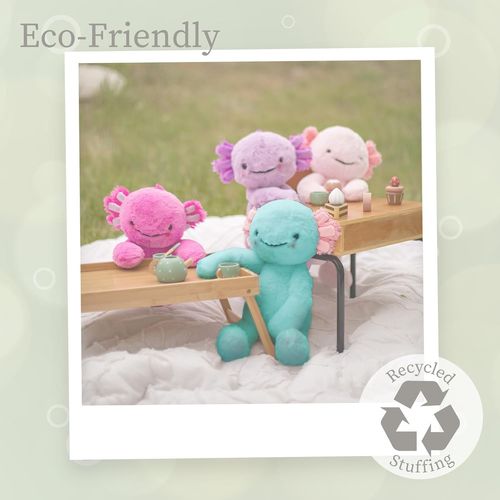 בובת החיבוק הרכה בעולם: אקסי אקסולטל בגודל 40 ס