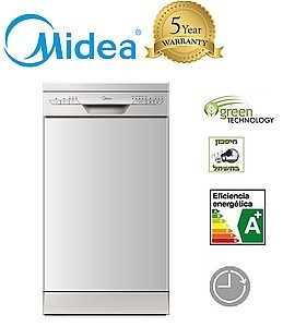מדיח כלים צר לבן WQP8-7638W MIDEA