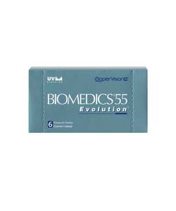 Biomedics 55 Evolution  עדשות חודשיות Cooper Vision