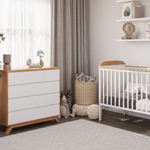 חדר לתינוק - נינגבו שידה 100 ס"מ טריקה שקטה 