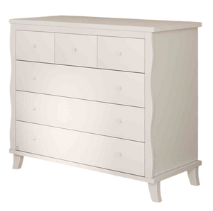 שידת החתלה 100 ס"מ עם מסילות טריקה שקטה דגם ווגאס - לבן