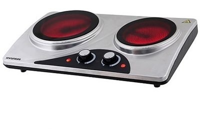 פלטה חשמלית כפולה נרוסטה דגם HAP302D6S מבית Hyundai