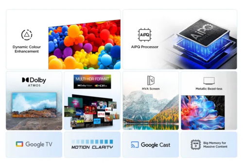 טלווזיה חכמה Direct LED 4K סדרה V6C 55