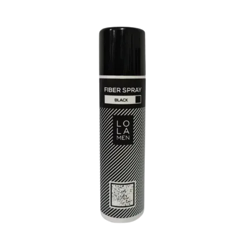 FIBER SPRAY | ספריי סיבים לולה מן למילוי השיער, לכיסוי מפרצים ומילוי שיער דליל 200 מ”ל