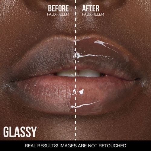 ליפגלוס - Faux filler lip gloss  glassy