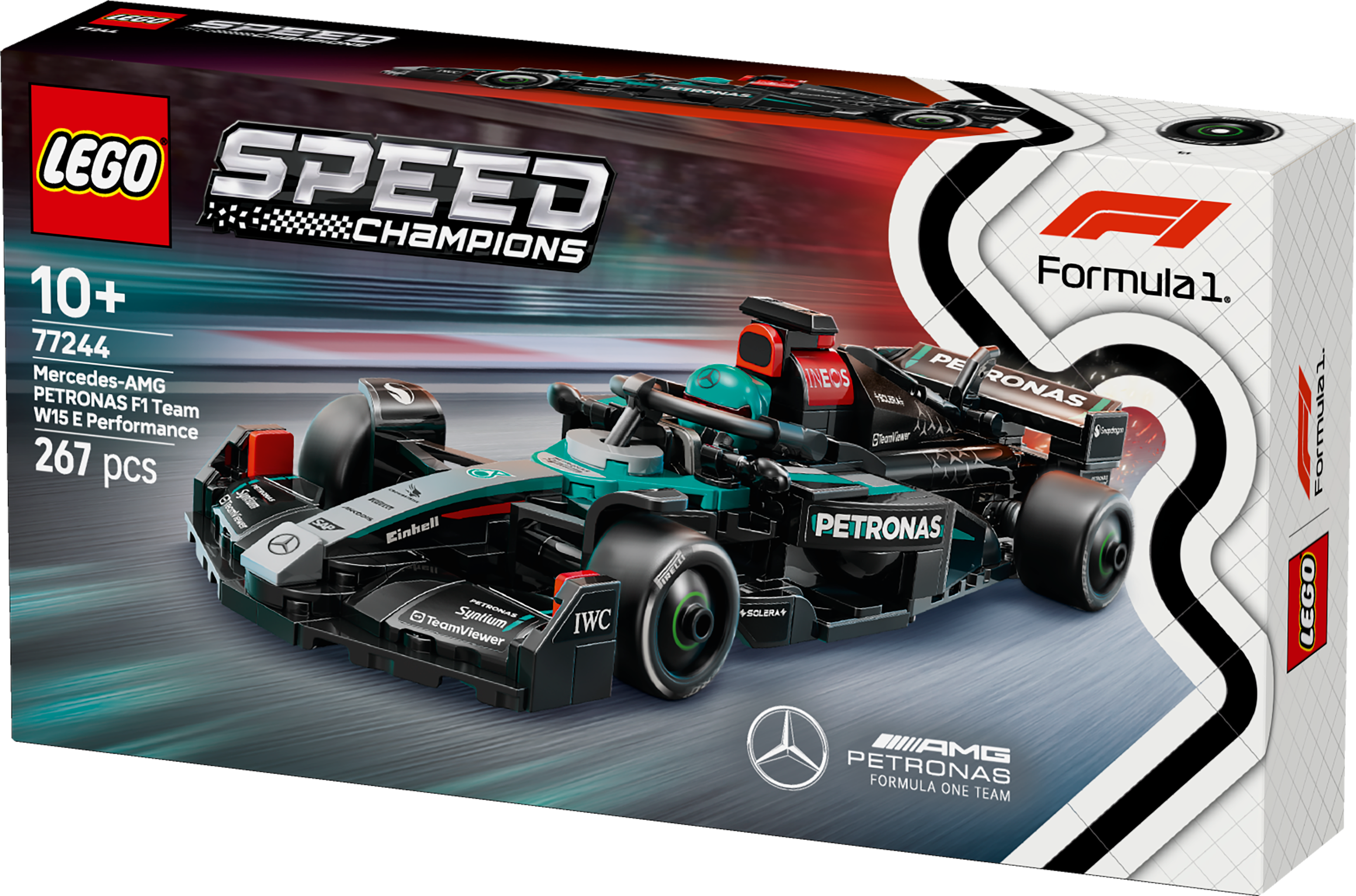 משחק לגו מכונית מרוץ Mercedes-AMG F1® W15  לגילאי 10+