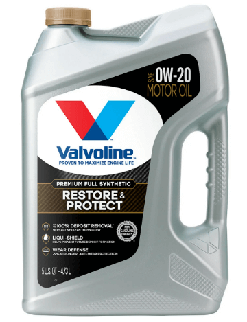 ‏שמן מנוע Valvoline Restore & Protect 0W-20 | ‏4.73 ליטר