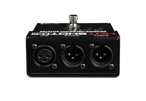 בורר מיקרופון לשתי יציאות Radial HotShot ABo