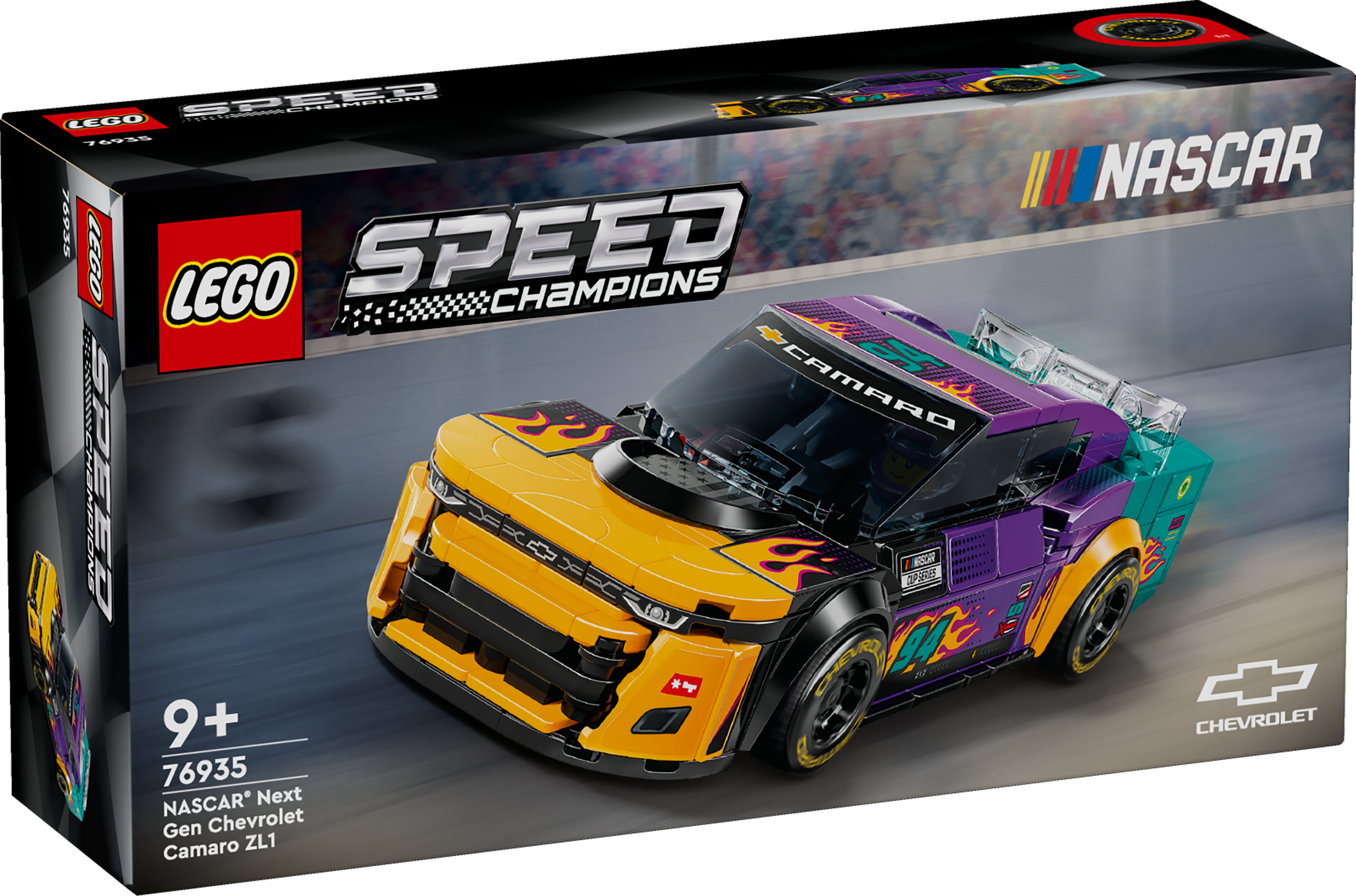משחק לגו NASCAR® Next Gen Chevrolet Camaro ZL1 לגילאי 9+