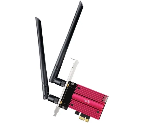 כרטיס רשת CUDY WE9300 PCIE WIFI7 BT5.4 6GHz UP TO 5760 Mbps קודי