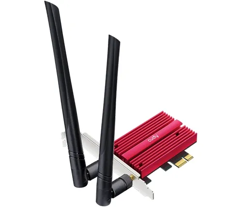 כרטיס רשת CUDY WE9300 PCIE WIFI7 BT5.4 6GHz UP TO 5760 Mbps קודי