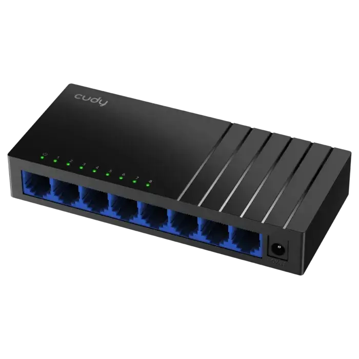 רכזת רשת CUDY 8-Port Gigabit Desktop Switch GS108D-IL קודי