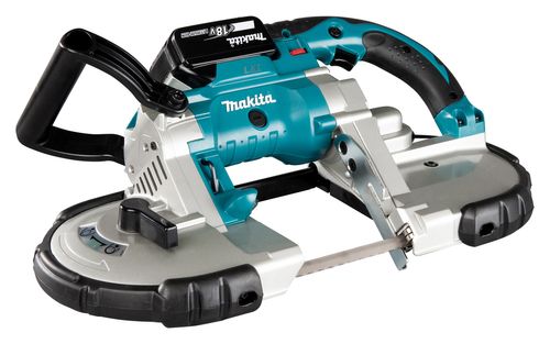מסור סרט נטען MAKITA DPB180Z לחיתוך מתכת מדויק | הכל בו לתעשיה