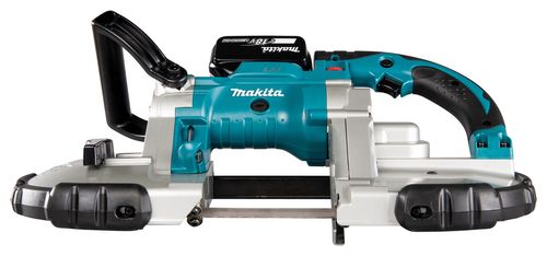 מסור סרט נטען MAKITA DPB180Z לחיתוך מתכת מדויק | הכל בו לתעשיה