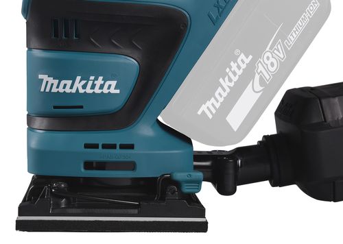 מלטשת רוטטת נטענת MAKITA DBO480Z | ליטוש מושלם בכל פינה | הכל בו לתעשיה