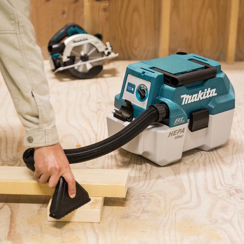 שואב יבש/רטוב נטען MAKITA DVC750Z 18V | ניקיון מקצועי | הכל בו לתעשיה