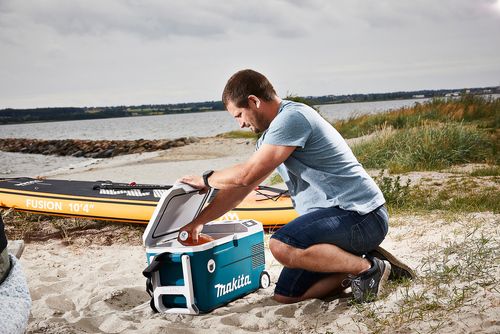 צידנית חום/קור נטענת MAKITA DCW180Z | שמירת טמפרטורה בכל מקום | הכל בו לתעשיה