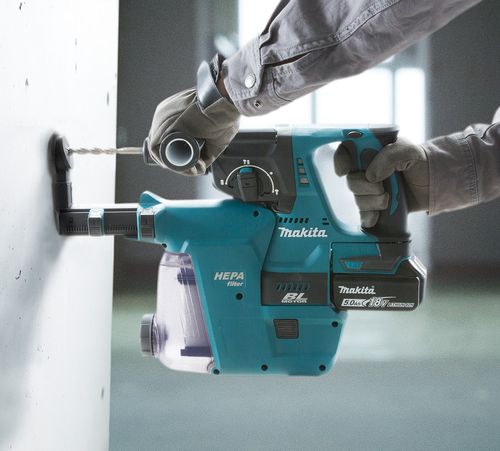 מערכת שאיבת אבק MAKITA DX06 לפטישון | עבודה נקייה מאבק | הכל בו לתעשיה
