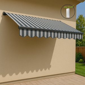 סוכך חשמלי עם שלט 395X300 דגם אלקטריק Garden Top