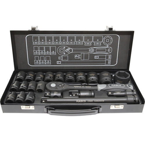 סט 22 בוקסות שחורות הניע “1/2 מ“מ CM