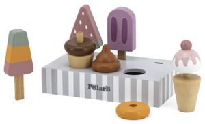 סט 5 גלידות וארטיקים מעץ למשחקי דמיון