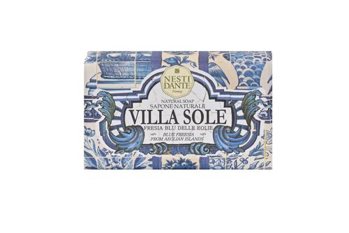 סבון מוצק villa sole פרזיה כחולה מהאיים האיאוליים