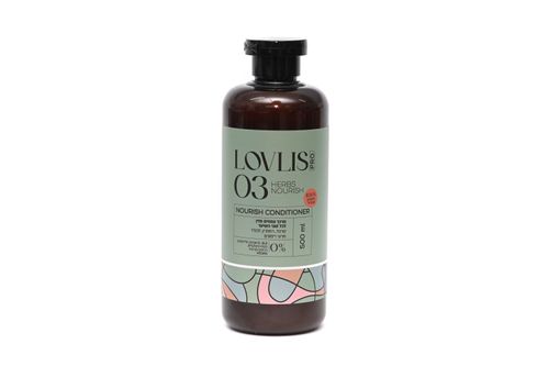 LOVLIS PRO מרכך צמחים מזין 03 סרפד רוזמרין לכל סוגי השיער 500 מ