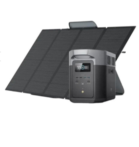קיט סולארי ECOFLOW תחנת כוח DELTA2MAX + פאנל סולארי מתקפל 400W - הספק כולל 2.4kW