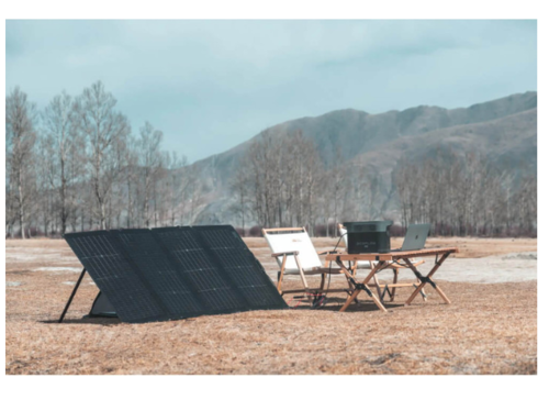 קיט סולארי ECOFLOW תחנת כוח DELTA2MAX + פאנל סולארי מתקפל 400W - הספק כולל 2.4kW