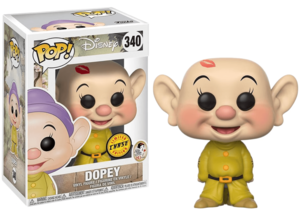 בובת פופ הגמד עליזי שלגיה ושבעת הגמדים  Funko Pop! Snow White [CHASE] Dopey 340