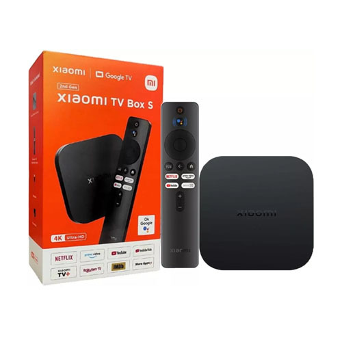 סטרימר 4K כולל שלט Xiaomi TV Box S 2nd Gen שיאומי