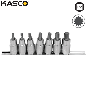 סט 7 בוקסות כוכב (M) פס מתכת הינע “CR-V 1/2