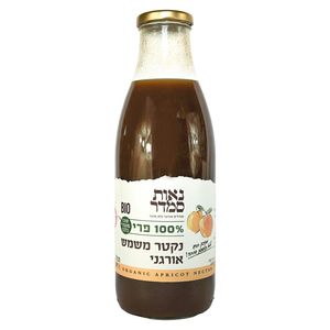 נקטר משמש 100% פרי לל"ס אורגני 1 ליטר - נאות סמדר