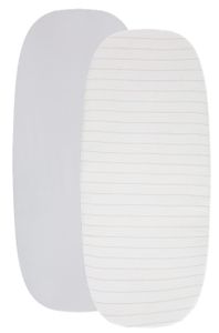 זוג סדינים לעגלה 100% כותנה ג