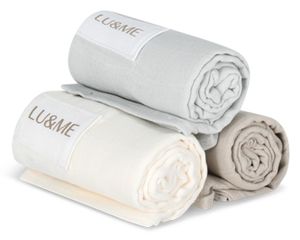 שלישיית חיתולי טטרה 100% כותנה 70X70 ס"מ - תכלת/בז