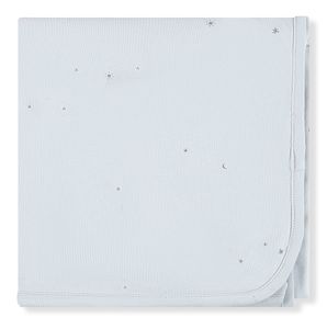 שמיכת תינוק קיצית דו-צדדית 100% כותנה 80X80 - תכלת