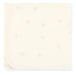 שמיכת תינוק קיצית דו-צדדית 100% כותנה 80X80 - שמנת