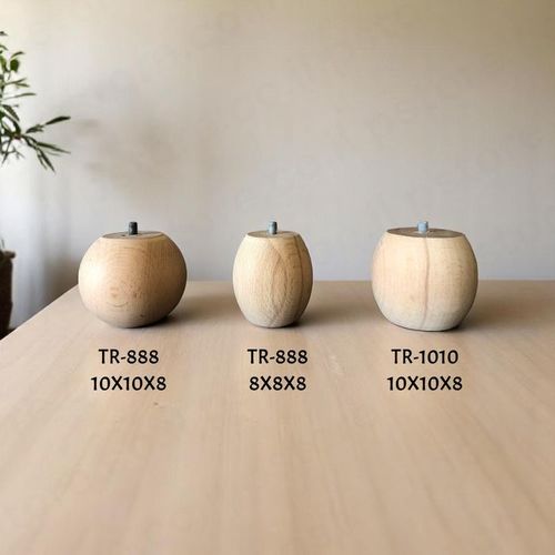 רגל עץ כדור לספה או קומודה – דגם TR