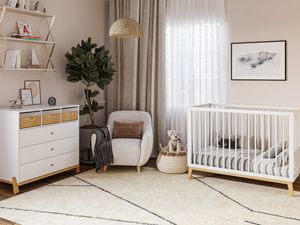 חדר לתינוק - ליסבון שידה 100 ס"מ טריקה שקטה ומיטת וויני