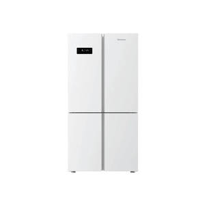 מקרר 4 דלתות 572 ליטר דגם KQD1623EGW BLOMBERG כולל מפסק שבת בצבע זכוכית לבנה