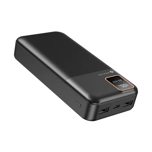 סוללת גיבוי סוללת טעינה אלחוטית ניידת ואיכותית לבן / שחור כולל מסך תצוגה 20000mAh דגם Miracase MPB20LCD מטען נייד Power Bank 99317-000-55 99317-000-54