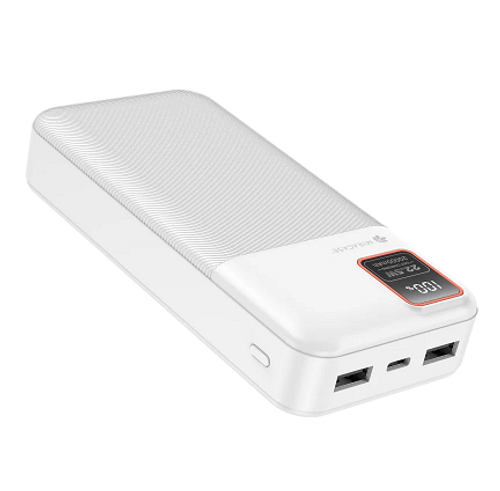 סוללת גיבוי סוללת טעינה אלחוטית ניידת ואיכותית לבן / שחור כולל מסך תצוגה 20000mAh דגם Miracase MPB20LCD מטען נייד Power Bank 99317-000-55 99317-000-54