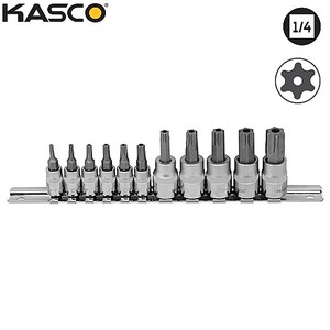 סט 11 בוקסות TORX + חור פס מתכת דרייב“+1/4“3/8 CR-V