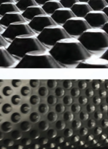 יריעות HDPE לניקוז והגנה משקל 400 גר