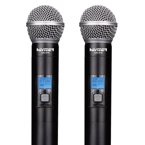 זוג מיקרופונים אלחוטיים HAYMER UH-510