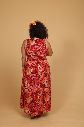 שמלת לולאות מקסי plus size